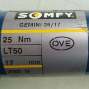 Somfy Gemini 25/17 PA LT 50 200288 Somfy Gemini 25/17 LT50 200325 Reparatur Rohrmotor ohne Nothandkurbel (NHK) Somfy Gemini LT 50 25/17