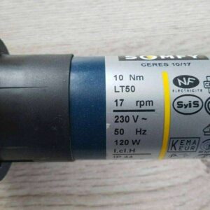 Somfy-CERES-10/17-LT50-mit-Tasten-silber-Rohrmotor-Rolladenmotor-Motor-Reparatur-reparieren-gebraucht-kaufen