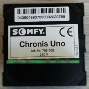 Somfy Chronis Uno Ruckseite 709 609