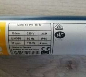 Somfy ILMO 50 WT 6/17 5051108 A gebrauchter Rohrmotor Rolladenmotor mit neuem Arcotronic Kondensator im Tausch gegen einen baugleichen defekten Rohrmotor.
