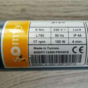 Somfy ILT Jet 8/17 Somfy Jet 8/17 LT50 Somfy Jet LT50 10/12 200311 Somfy Jet LT50 10/17 Somfy Jet 10/32 LT50 200332 Reparatur Rohrmotor ohne Nothandkurbel (NHK)