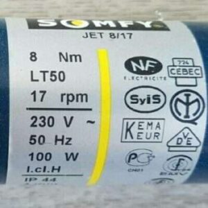 Somfy Jet 8/17 Somfy Jet LT50 8/17 NHK