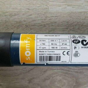 Somfy-METEOR-20/17-LT50-mit-Einstell-Tasten-Rohrmotor-Rolladenmotor-Reparatur
