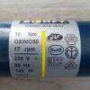 Somfy Oximo RTS 10/17 Bremse Somfy-Oximo-50-RTS-10/17-Etikett-Silber-Rohrmotor-Rolladenmotor