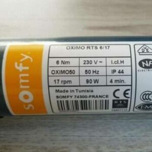 Somfy Oximo RTS 6/17 Somfy Oximo RTS 10/17 5005460 Somfy Oximo RTS 15/17 5005461