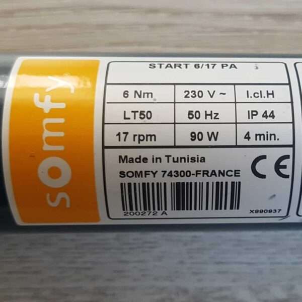 Somfy Start 6/17 LT50 Somfy Start LT 50 6/17 Somfy Start LT 50 6/17 PA Somfy Start 6/17 PA LT50