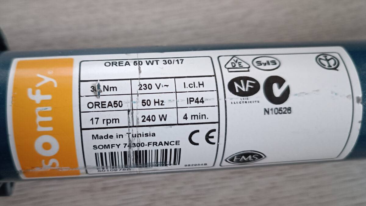 Somfy Ilmo 50 Wt 6 17 Reparieren Somfy Orea 50 RTS 6/17 39 € Schnell Reparatur 5005472