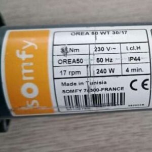 Somfy Orea 50WT 30/17 5010975 Reparatur Rohrmotor Somfy Orea 50 WT 30-17 Rohrmotor Motoretikett 5010975 Reparatur reparieren