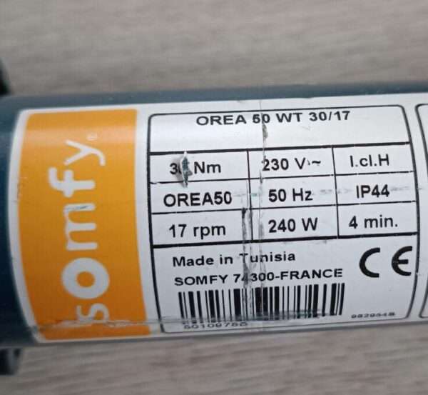 Somfy Orea 50WT 50/12 Reparatur Rohrmotor Somfy Orea 50 WT 50-17 Rohrmotor Motoretikett 5010978 reparieren Reparatur Somfy Orea 60WT 85/17 5010988 Rohrmotor Reparatur Reparatur Somfy Orea 60WT 70/17 5010987 Rohrmotor Reparatur Somfy Orea 60WT 55/17 5010986 Somfy Orea 60WT 100/12 5010989 Somfy Orea 60WT 120/12 5010990