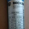 Becker E15 20151100180 Motoretikett 15-17 Antrieb Rohrmotor reparieren