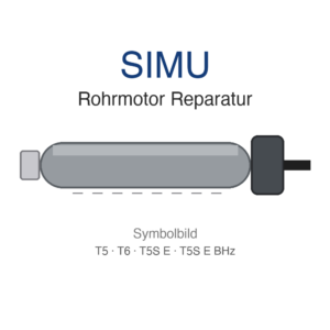 Simu Rohrmotor Reparatur Symbolbild T5 T6 T5S E