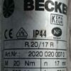 Becker Antrieb Typ R Rohrmotor