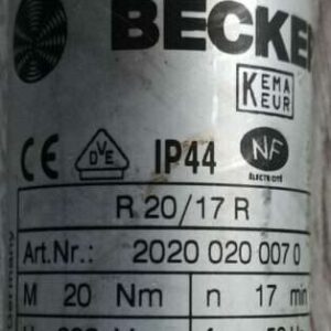 Becker R20/17R Antrieb 20200200070 Rohrmotor