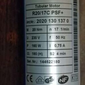Becker R50/11 PS+ Antrieb 20501301460 Rohrmotor