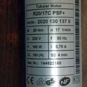 Becker R50/11C PSF+ Antrieb 20501301560 Rohrmotor