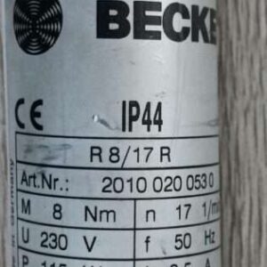 Becker R8/17R Antrieb 20100200530 Rohrmotor