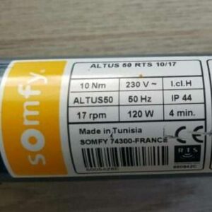 Somfy ALTUS RTS 10/17 5005428 Tauschmotor