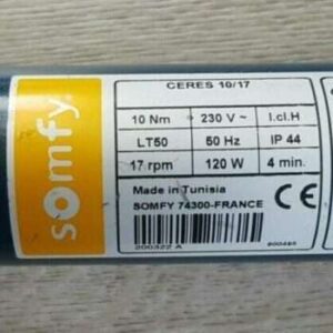 Somfy CERES 10/17 LT50 900495 Tauschmotor