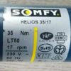 Somfy Helios 35/17 PA LT 50 5104871 Rohrmotor