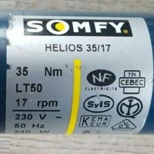 Somfy Helios 35/17 PA LT 50 5104871 Rohrmotor