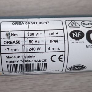 Somfy Maestria+ io 25/17 Rohrmotor 1114280