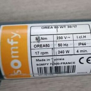 Somfy Orea 50 WT 50/12 Rohrmotor 5010978
