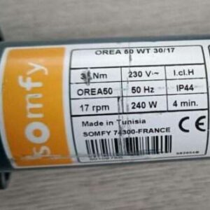 Somfy Orea 50 WT 6/17 Rohrmotor 5010970